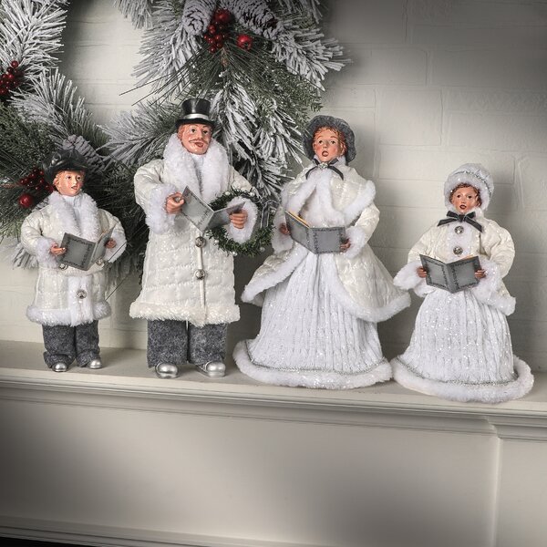 Set Of 4 Victorian Christmas Carolers | Wayfair